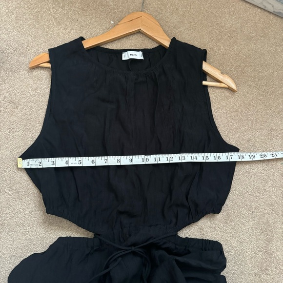 Mango side slit dress in black size L - Picture 9 of 10